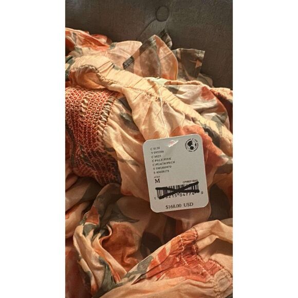 New Free People Golden Hour Maxi Dress sz M - Picture 6 of 8